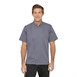 Chef Works Urban Springfield unisex koksbuis met rits korte mouw inktblauw