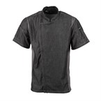 Chef Works Urban Delancey denim koksbuis korte mouw grijs