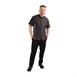 Chef Works Urban Tribeca denim koksbuis met drukknopen korte mouw grijs