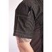 Chef Works Urban Tribeca denim koksbuis met drukknopen korte mouw grijs
