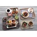 Cambro Madeira gelamineerd dienblad bruin eiken