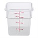 Cambro Camsquare vierkante polycarbonaat voedseldoos 3,8L