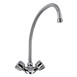 Gastro M monobloc mengkraan met draaiknoppen en kraan van 20cm