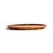 Olympia Canvas ronde borden met smalle rand roestoranje 26,5cm (6 stuks)