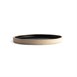 Olympia Canvas platte ronde borden zwart 18cm (6 stuks)