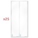 Puracycle set herbruikbare blanco flesetiketten