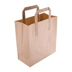 Fiesta Recyclable gerecyclede bruine papieren draagtassen klein (250 stuks)