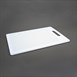 Nisbets Essentials polypropyleen snijplank wit 340 x 255 x 7mm