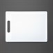 Nisbets Essentials polypropyleen snijplank wit 340 x 255 x 7mm
