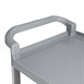 Nisbets essentials polypropyleen compacte mobiele trolley
