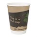 Pak van 500 Fiesta Compostable composteerbare dubbelwandige koffiebekers 35,5cl (500 stuks)