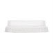 Vegware composteerbare platte deksels zonder gat 20cl (1000 stuks)