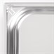 Vogue heavy-duty RVS GN 1/1 bak 65mm