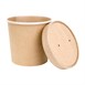 Fiesta Compostable papieren deksel voor soepbekers FB166, FB168 (500 stuks)