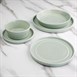 Olympia Cavolo plat rond bord zacht groen 27cm (4 stuks)