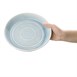 Olympia Cavolo platte ronde schaal ijsblauw 22cm (4 stuks)