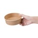 Fiesta Compostable ronde kraft saladeschaal 1L (300 stuks)