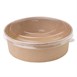 Fiesta Compostable ronde kraft saladeschaal 1L (300 stuks)