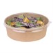 Fiesta Compostable ronde kraft saladeschaal 1L (300 stuks)