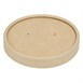 Colpac deksels voor magnetronbestendige kraft soepkommen recyclebaar 225ml en 350ml (500 stuks)