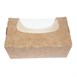 Colpac Zest kraft saladebakken met acetaat venster en insteeksluiting composteerbaar 825ml (250 stuks)