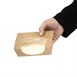 Colpac Zest kraft saladebakken met acetaat venster en insteeksluiting composteerbaar 825ml (250 stuks)