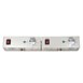 Buffalo dubbele tank dubbele mand 2x5ltr countertop friteuse 2x2.8kw