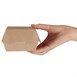 Colpac kraft hamburgerdoosjes composteerbaar groot 13,5cm (250 stuks)