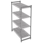 Cambro stelling 183cm hoog 4 schappen - 46cm diep