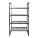 Cambro stelling 183cm hoog 4 schappen - 61cm diep - 107cm breed