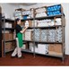 Cambro stelling 183cm hoog 4 schappen - 46cm diep - 91cm breed