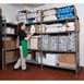 Cambro stelling 183cm hoog 4 schappen - 46cm diep - 153cm breed