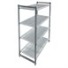 Cambro stelling 183cm hoog 4 schappen - 46cm diep - 153cm breed