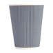 Fiesta Recyclable koffiebekers ribbelwand blauwgrijs 340ml (500 stuks)