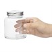 Vogue glazen pot met schroefdeksel 550ml (6 stuks)