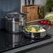 Vogue 3-delige set met steelpan en stomers