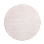 Bolero voorgeboord rond tafelblad vintage wit 600mm