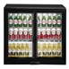 Polar G-serie 2-deurs barkoeling met schuifdeuren zwart 198L