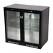 Polar G-serie 2-deurs barkoeling met klapdeuren zwart 198L