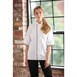 Southside unisex koksbuis korte mouw wit