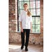 Southside unisex koksbuis korte mouw wit