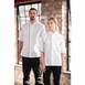 Southside unisex koksbuis korte mouw wit