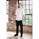 Southside unisex koksbuis korte mouw wit