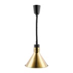 Buffalo verstelbare warmhoudlamp goud