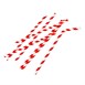 Fiesta Compostable composteerbare papieren buigrietjes rood (250 stuks)