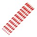 Fiesta Compostable composteerbare papieren buigrietjes rood (250 stuks)
