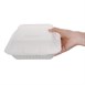 Fiesta Compostable composteerbare bagasse voedseldozen 3 compartimenten (200 stuks)