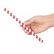 Fiesta Compostable composteerbare papieren smoothierietjes 210mm rood-wit  Individueel verpakt (250 stuks)
