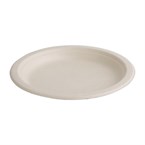 Fiesta Compostable composteerbare bagasse borden rond ongekleurd (50 stuks)