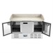 Polar G-serie saladette/pizza koelwerkwerkbank met granieten werkblad 368L